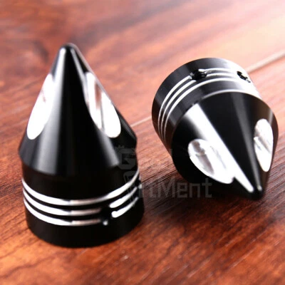 $31.43 • Buy Black Front Axle Cap Nut Covers Fit For Harley Davidson Dyna Heritage Softail AU