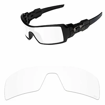 $11.99 • Buy PapaViva Crystal Clear Replacement Lenses For-Oakley Oil Rig Sunglasses