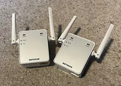 Set Of Two (2) NETGEAR EX2700 300 Mbps WiFi Range Extenders • $16