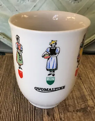 Maastricht Holland Ovomaltine Cup Ovaltine Ladies Crests Mosa Rare  3 3/4 “ High • $39.41