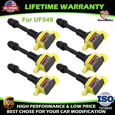 6PC High Performance Ignition Coil For Nissan Altima Frontier Maxima Quest UF349 • $79.95