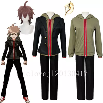 DanganRonpa Trigger Happy Havoc Makoto Naegi Cosplay Halloween Costume Uniform • $21.99