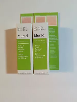 X2 Murad Resurgence Retinol Youth Renewal Serum Deep Wrinkles Firm Skin Tone • $36.99