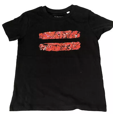 Ed Sheeran 2023 Australia New Zealand Tour Black T-Shirt Gildan Merchandise 5-6Y • $20