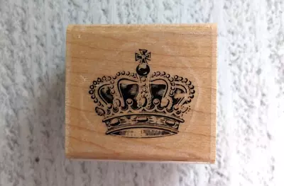 King's Crown Rubber Stamp Royalty TB-040 • $7.99