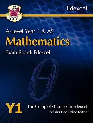 New A-Level Maths For Edexcel: Year 1 & AS Student Book With Onl... By CGP Books • £5.99
