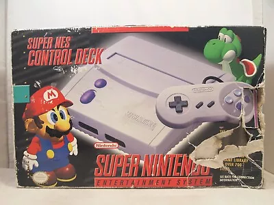 Empty Console Box For Super Nintendo Entertainment System SNES Jr Control Deck • $139.99