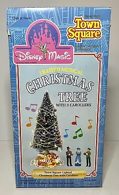 Vintage Disney Magic Town Square Christmas Tree With 3 Carollers DOESN'T WORK • $14.99