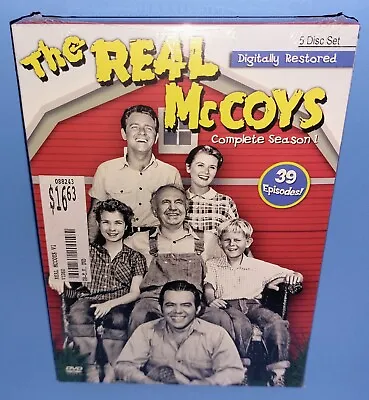 The Real McCoys - The Complete Season 1 ONE (DVD 2007 5-Disc Set) NEW  SEALED • $27.95
