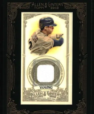 Topps - Allen & Ginter Mini Relic Card 2012 Michael Young AGR-MY • $3.99