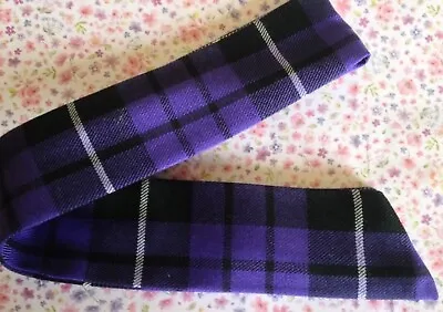 Tartan Check Fabric Wired Twist Bow Bendy Wire Hair Wrap Head Band Headband  • £5.49