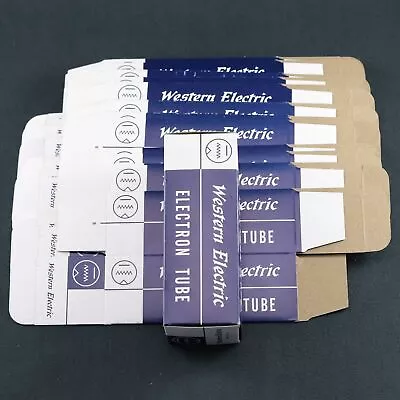 Lot Of 20 WESTERN ELECTRIC TUBE BOX CARTON BOX FOR 101F 101L 259A 286A 310B • $15.79