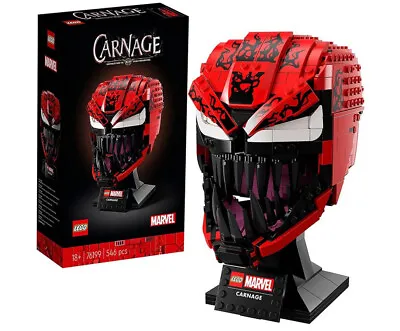 LEGO Marvel Spider-Man Carnage Mask 76199 Venom Super Heroes NEW SEALED RETIRED • $142.99