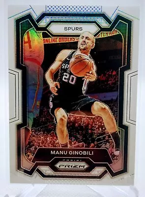 2023-24 Panini Prizm #190 Manu Ginobili Prizms White #/175 • $12