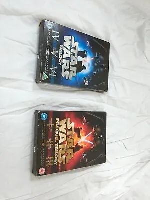 £0.99 • Buy Star Wars Prequel Trilogy + Trilogy DVD Disc Box Sets