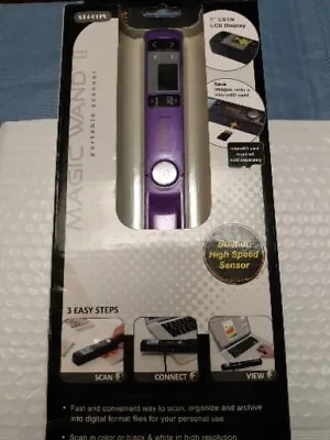 VuPoint Solutions Magic Wand II Portable Scanner Purple ST441PU NEW  • $17.50