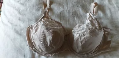 M&S Minimiser Full Cup Bra 34F Wildblooms Collection Opaline Colour • £10.50