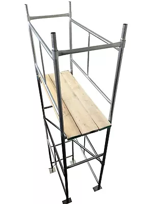 Stairwell Scaffold Tower 15'3  Working/Reach Height DIY Galvanised Steel • £289