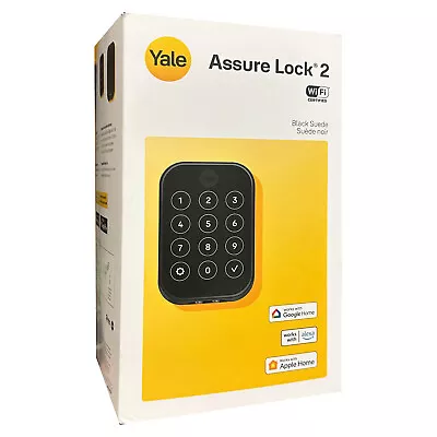 Yale Assure Lock 2 Key-Free Touchscreen With Wi-Fi - Black Suede • $218