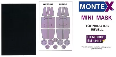 Montex 1/48 PANAVIA TORNADO IDS CANOPY & WHEELS PAINT MASK Revell • $7.50