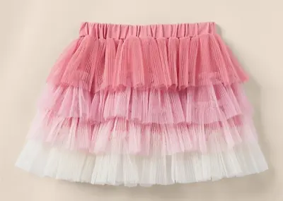 NWT Matilda Jane Heart To Heart Sugar Plum Tulle Ombre Skirt Size 8 • $36.95