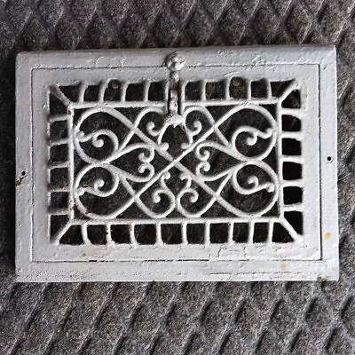 Antique Cast Iron Vent Grat-8 X12  Pat's Sept 26 1911 No. 1004026 • $49.99