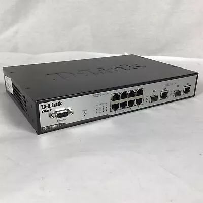 D-Link XStack DGS-3200-10 8-Port L2 Managed Gigabit Ethernet Network Switch • $29.99