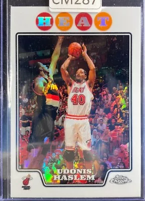 2008-09 Topps Chrome #72 Udonis Haslem Refractors AT • $1.29