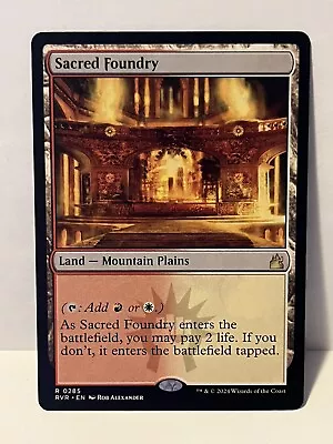 Sacred Foundry MTG -NM Ravnica Remastered #0285 • $19.99