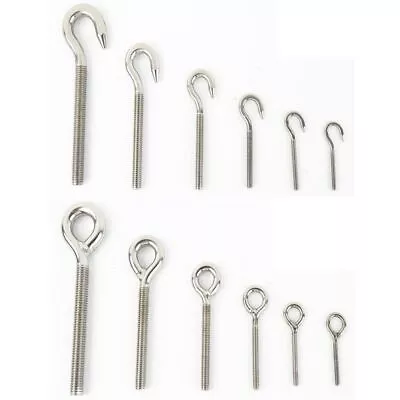 1Pc 304 Stainless Steel Bolt Ring Fasteners Tools Hanging Hook Hardware • £3.57