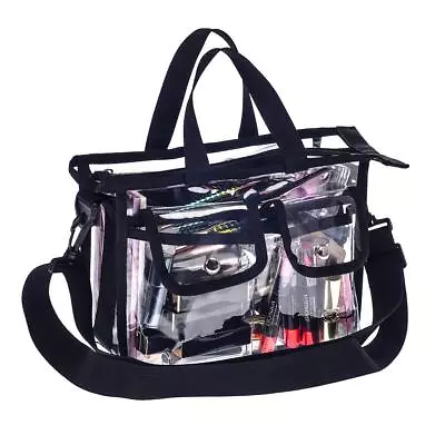 Jula Vance Medium Clear PVC Makeup Artist Set Bag Transparent Cosmetic Bag • $27.84