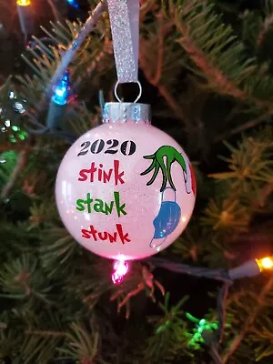 Lot Of 10  Grinch Ornament 2020 Christmas Ornament Mask Stink Stank Stunk • $56
