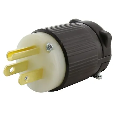 15A 125V NEMA 5-15P 3-Prong Regular Household Plug Assembly By AC WORKS® • $9.49