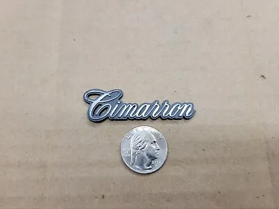 Cadillac OEM Cimarron 2 3/8  Vintage Script Emblem Badge Logo Nameplate Name • $14.99