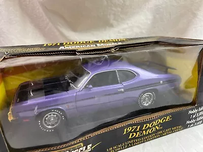 1/18 Diecast American Muscle 1971 Dodge Demon Purple • $63.01