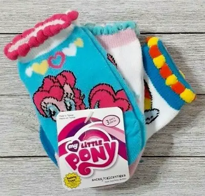 My Little Pony Girls No-slip Socks 3 Pair 18-24 Months  • $5.01