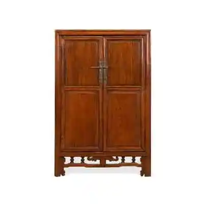 Chinese Double Door Hardwood Book Case Liquor Cabinet Armoire • $995