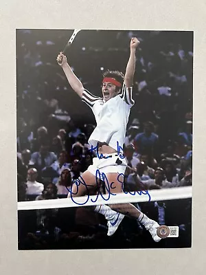 $130 • Buy John McEnroe Autographed Signed 8x10 Photo Beckett BAS COA Tennis Wimbledon *INR