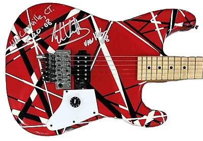 Eddie Van Halen Stage Used Guitar Van Halen Signed Guitar EVH 2008 Video Proof ! • $124999
