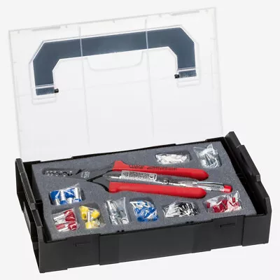 NWS Crimping Pliers And End-Sleeves Assortment With L-BOXX (150 Piece) • $72.96