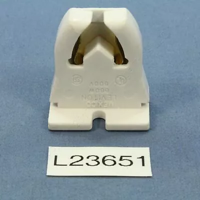 Leviton Fluorescent Lamp Holder T-8 Light Socket T8 Medium Bi-Pin G13 Base 23651 • $1.43