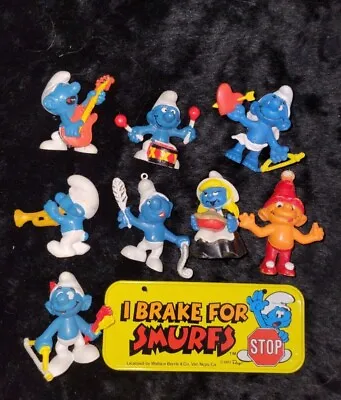 Smurf Lot Vintage Mixed Smurfs Figures Schleich Peyo Toys • $23