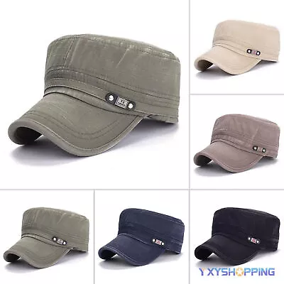 Vintage Urban Army Cap- Beechfield Casual Fashion Military Style Mens Ladies Hat • £10.29