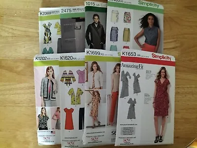 £5 • Buy Simplicity Sewing Patterns Needle Craft Dress Making Fashion New Assorted Uncut