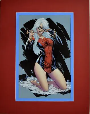 AMAZING SPIDER-MAN #607 Cover Art PRINT Pro Matted J Scott Campbell Black Cat • $30.79