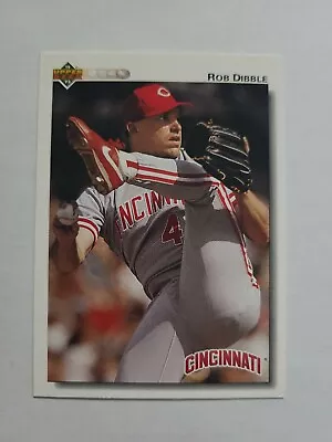 Rob Dibble 1992 Upper Deck Baseball Card # 142 D8685 • $1.49