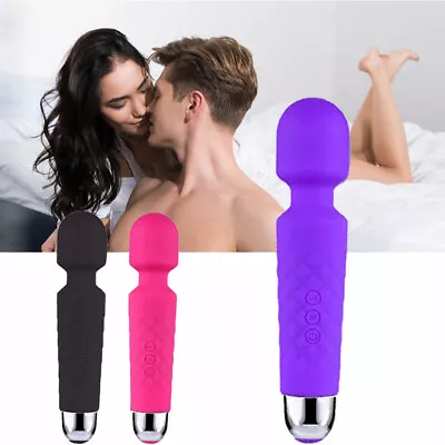 Mini Multi-Speed Magic Massager Wand Massage Powerful Full Body USB Rechargeable • $10.80