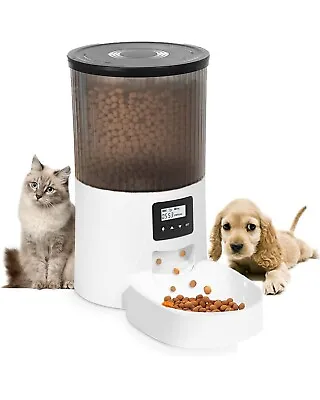 Automatic Cat Feeder 4L Timed Cat Feeder With Desiccant Bag For Dry Food Dog D • $39.99