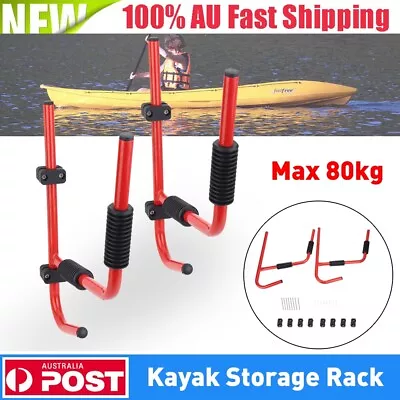 Kayak Wall Rack Easy To Install Foldable Kyak Storage Rack For Boat For Canoe • $31.99