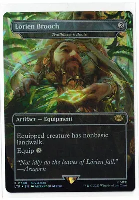 MTG.  FOIL Lorien Brooch Buy-a-Box Promo The Lord Of The Rings  X1 • $1.75